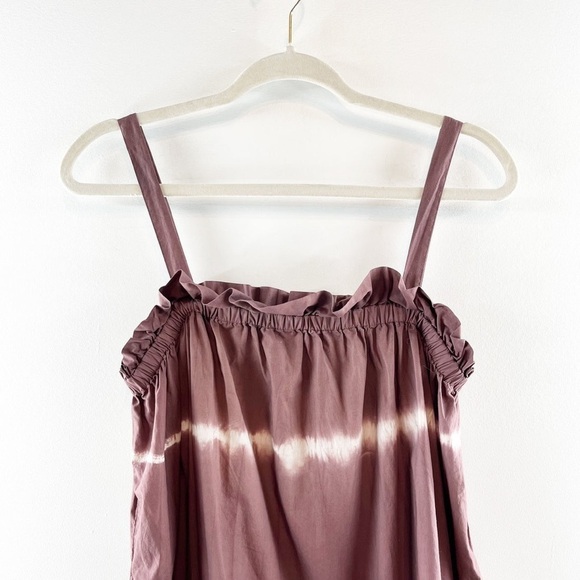 Anthropologie Othilia Square Neck Tie Dye Swing Dress - Picture 4 of 9